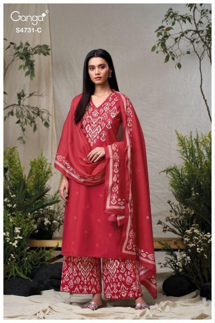 Ganga lakshika 4731 wholesale online shopping dress material cash on delivery  - wholesale export